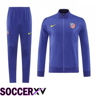 Ensemble Veste Survetement de Foot Atletico Madrid Pourpre 2025/2026