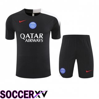 Ensemble Training T-Shirts Paris PSG + Shorts Noir 2025/2026