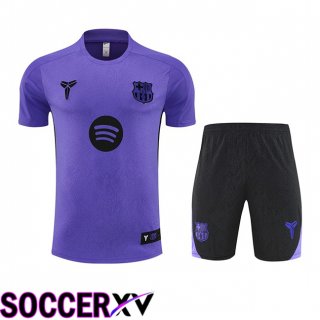 Ensemble Training T-Shirts FC Barcelone + Shorts Pourpre 2025/2026