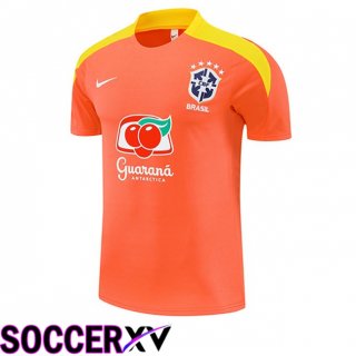 Training T-Shirts Bresil Orange 2025/2026