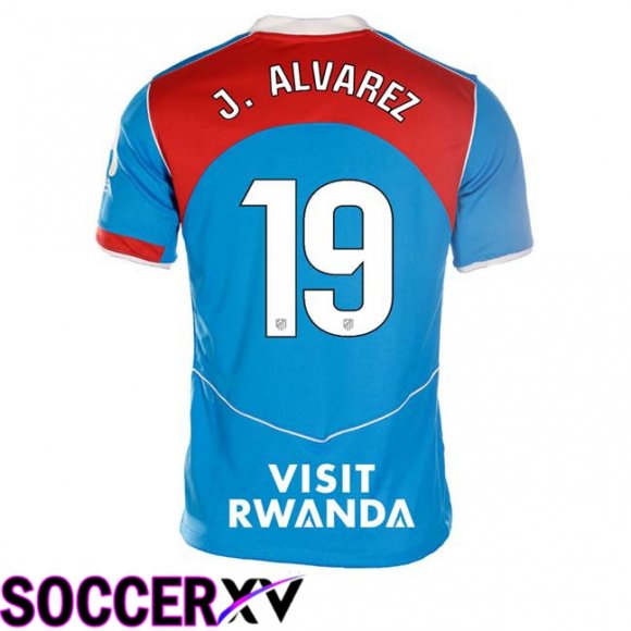 Maillot de Foot Atletico Madrid (J. ALVAREZ 19) Third Bleu 2025/2026