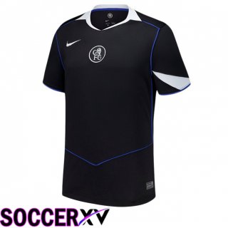 Maillot de Foot FC Chelsea Third Noir 2025/2026