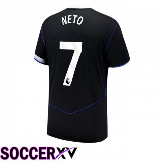 Maillot de Foot FC Chelsea (Neto 7) Third Noir 2025/2026