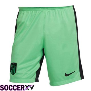 Atletico Madrid Soccer Shorts Third Green 2023/2024