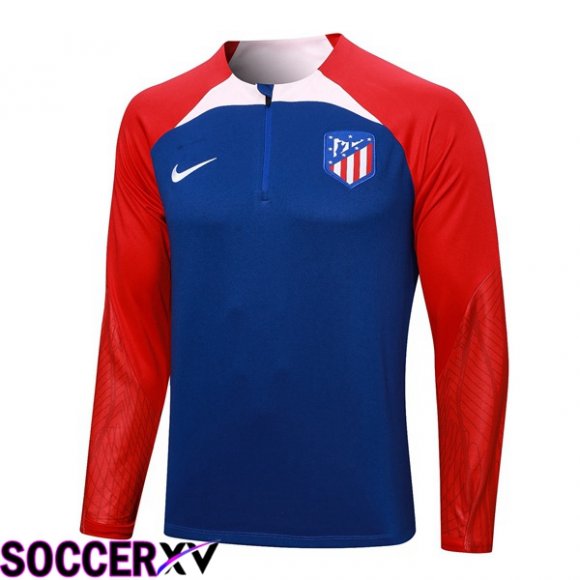 Atletico Madrid Training Sweatshirt Blue 2023/2024