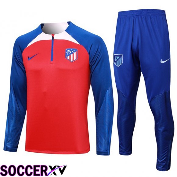 Atletico Madrid Training Tracksuit Suit Red 2023/2024