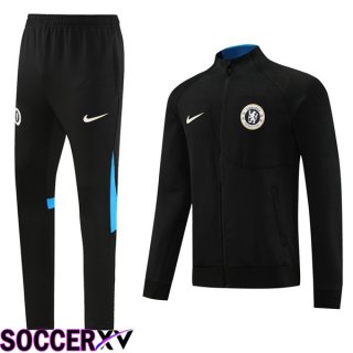 FC Chelsea Training Jacket Suit Black 2023/2024