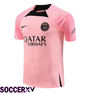 Paris PSG Training T Shirt Pink 2023/2024