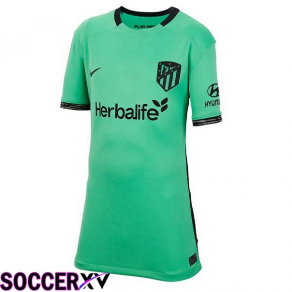 Atletico Madrid Womens Soccer Jersey Third Green 2023/2024