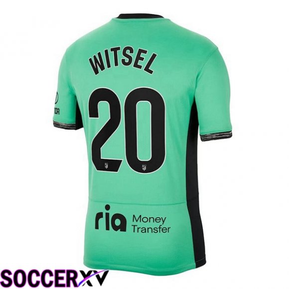 Atletico Madrid (Witsel 20) Soccer Jersey Third Green 2023/2024