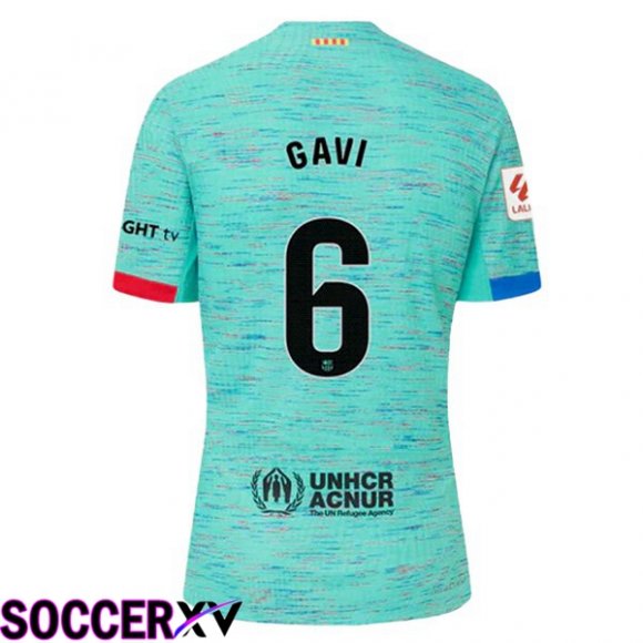 FC Barcelona (GAVI 6) Soccer Jersey Third Green 2023/2024