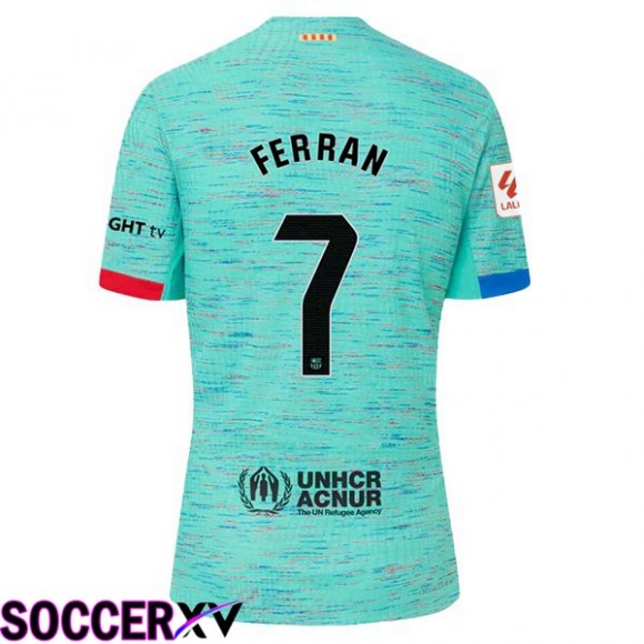 FC Barcelona (FERRAN 7) Soccer Jersey Third Green 2023/2024