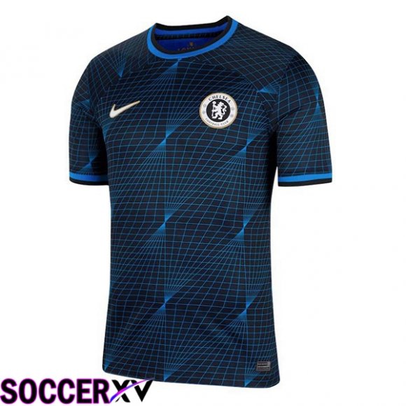 FC Chelsea Soccer Jersey Away Blue 2023/2024