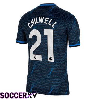 FC Chelsea (Chilwell 21) Soccer Jersey Away Blue 2023/2024