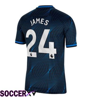 FC Chelsea (James 24) Soccer Jersey Away Blue 2023/2024