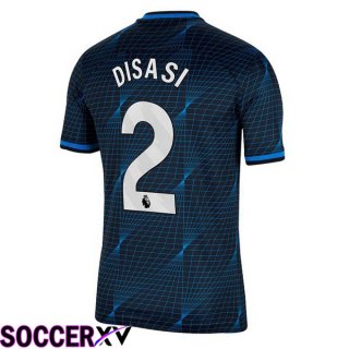 FC Chelsea (Disasi 2) Soccer Jersey Away Blue 2023/2024