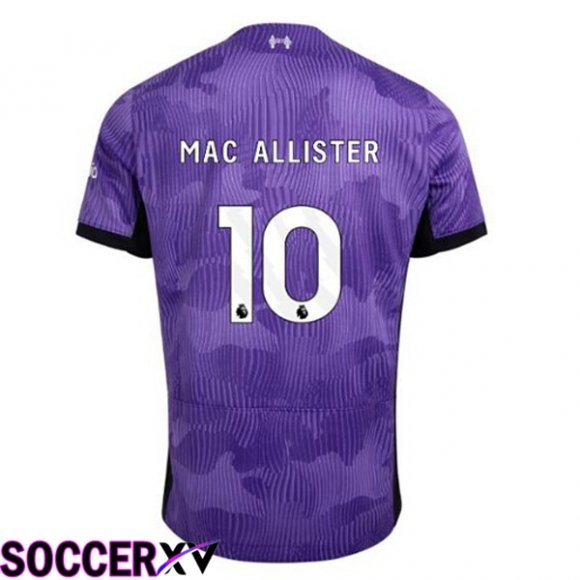 FC Liverpool (MAC ALLISTER 10) Soccer Jersey Third Purple 2023/2024