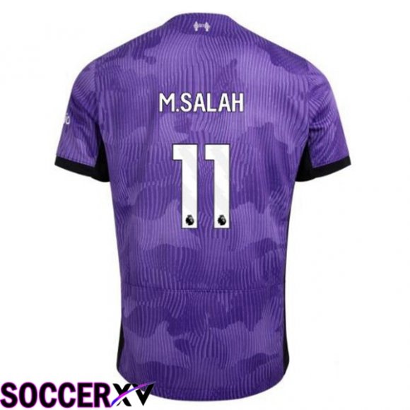 FC Liverpool (M.SALAH 11) Soccer Jersey Third Purple 2023/2024