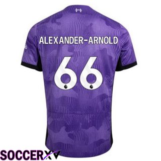 FC Liverpool (ALEXANDER-ARNOLD 66) Soccer Jersey Third Purple 2023/2024