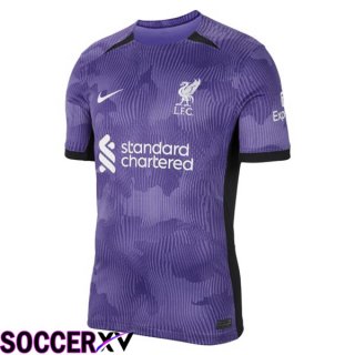 FC Liverpool Soccer Jersey Third Purple 2023/2024