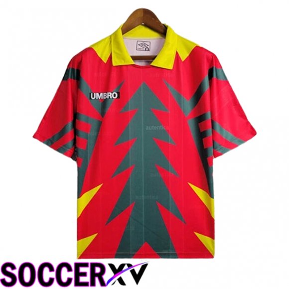 Mexico Retro Goalkeeper Soccer Jersey Red/Green 1998