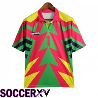 Mexico Retro Goalkeeper Soccer Jersey Green/Red 1998