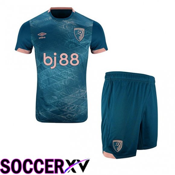 AFC Bournemouth Kids Third Soccer Jersey Blue 2024/2025