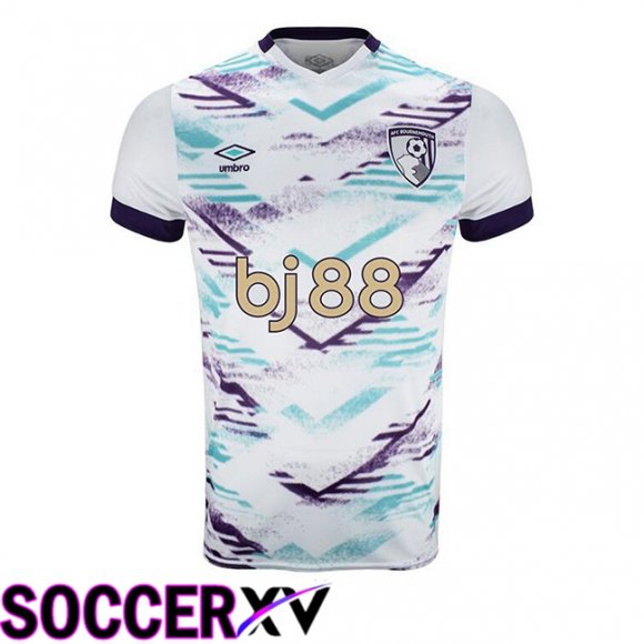 AFC Bournemouth Away Soccer Jersey White 2024/2025