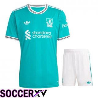 Ensemble Maillot Foot Liverpool Third + Shorts 2025/2026