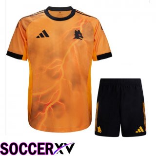Ensemble Maillot Foot AS Roma Exterieur + Shorts 2025/2026