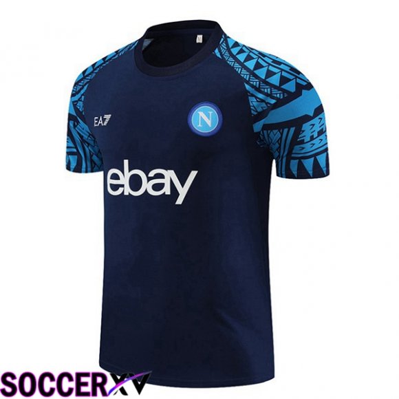 SSC Napoli Training T Shirt Royal Blue 2023/2024