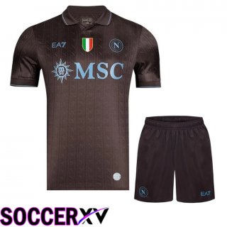Ensemble Maillot Foot SSC Naples Third + Shorts 2025/2026
