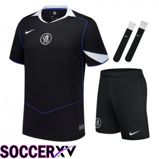 Ensemble Maillot Foot Chelsea Third (Shorts + Chaussettes) 2025/2026