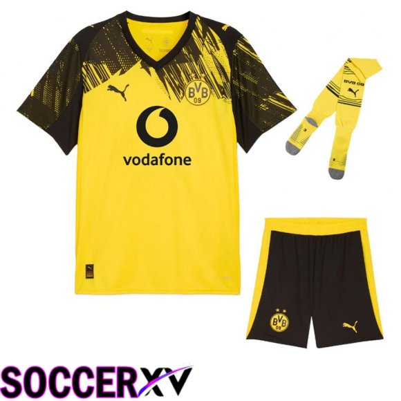Ensemble Maillot Foot BVB Dortmund Domicile (Shorts + Chaussettes) 2025/2026