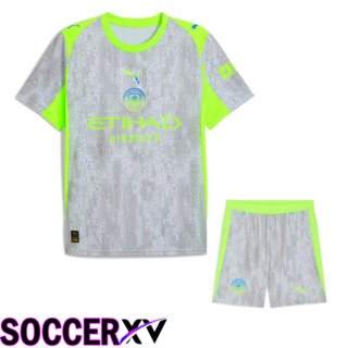 Ensemble Maillot Foot Manchester City Third + Shorts 2025/2026