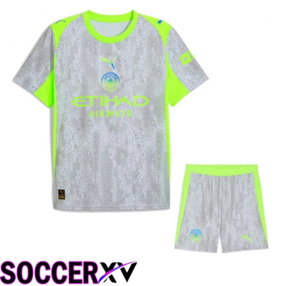 Ensemble Maillot Foot Manchester City Third + Shorts 2025/2026