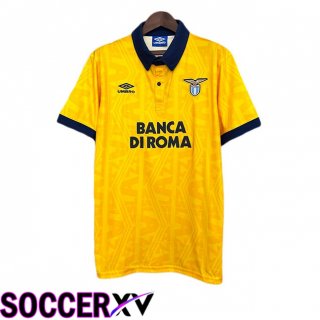 Maillot de Foot SS Lazio Retro Exterieur Jaune 1992-1993