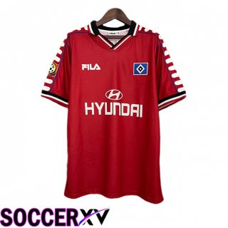 Maillot de Foot Hamburger SV Retro Third Rouge 2000-2001
