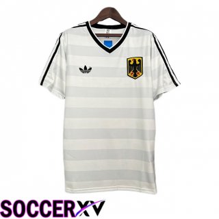 Maillot de Foot Allemagne Retro Édition Spéciale Blanc 1984