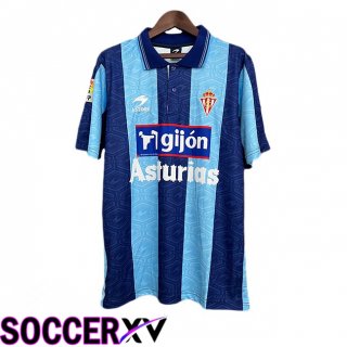 Maillot de Foot Sporting Gijon Retro Third Bleu 2002-2003