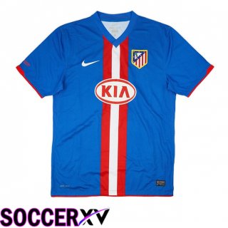 Maillot de Foot Atletico Madrid Retro Exterieur Bleu 2010-2011