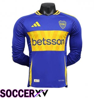 Boca Juniors Home Soccer Jersey Long sleeve 2024/2025