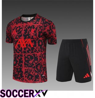 FC Liverpool Kids kit Training T Shirt Red/Black 2025/2026