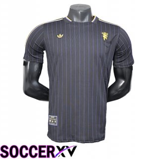 Manchester United Soccer Jersey Special Edition Black 2025/2026