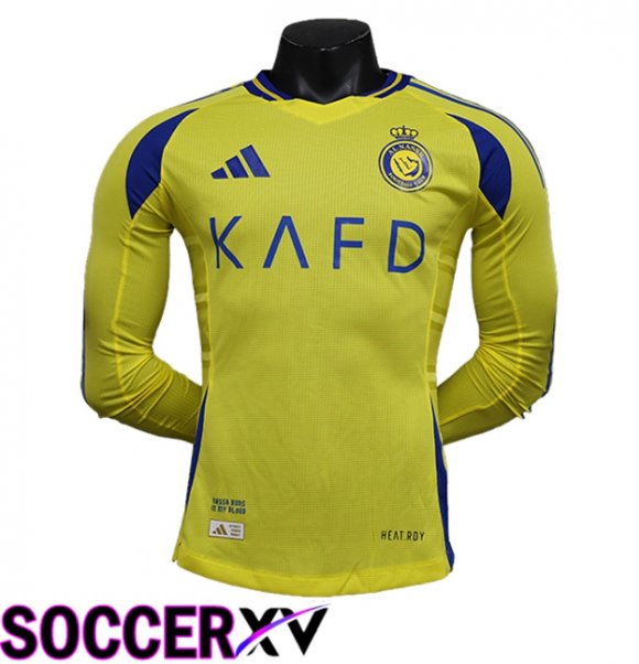 Al-Nassr Long sleeve Home Soccer Jersey 2024/2025