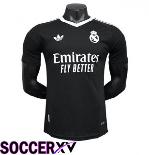 Real Madrid Goalkeeper Soccer Jersey Black 2024/2025