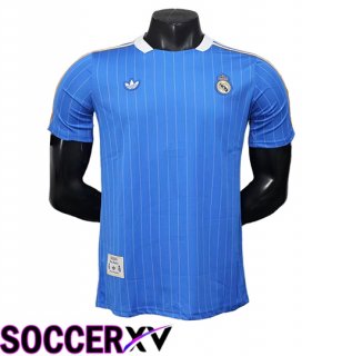 Real Madrid Soccer Jersey Special Edition Blue 2025/2026