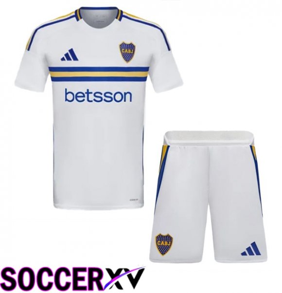 Boca Juniors Kids Away Soccer Jersey White 2024/2025