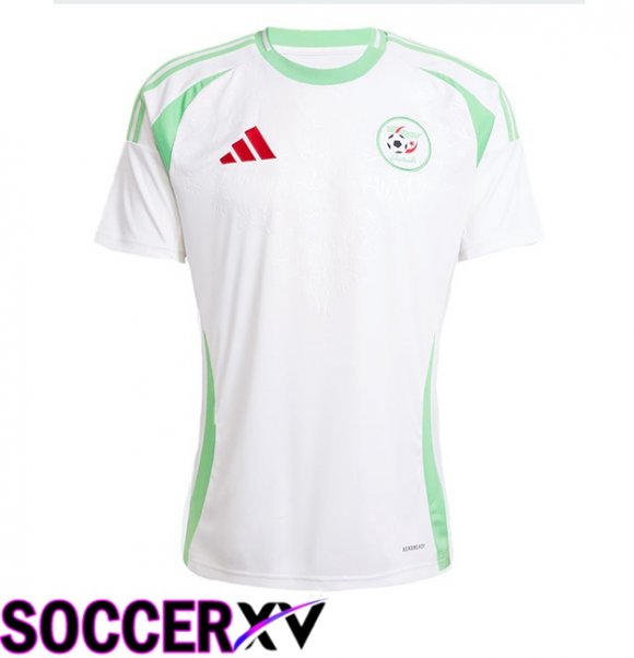 Algeria Home Soccer Jersey White 2024/2025