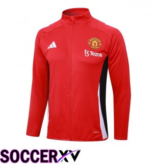 Manchester United Training Jacket Red 2024/2025